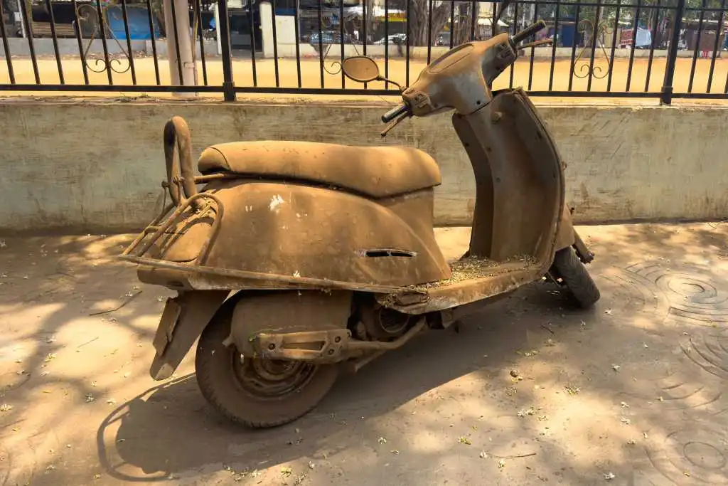 two wheeler scrap